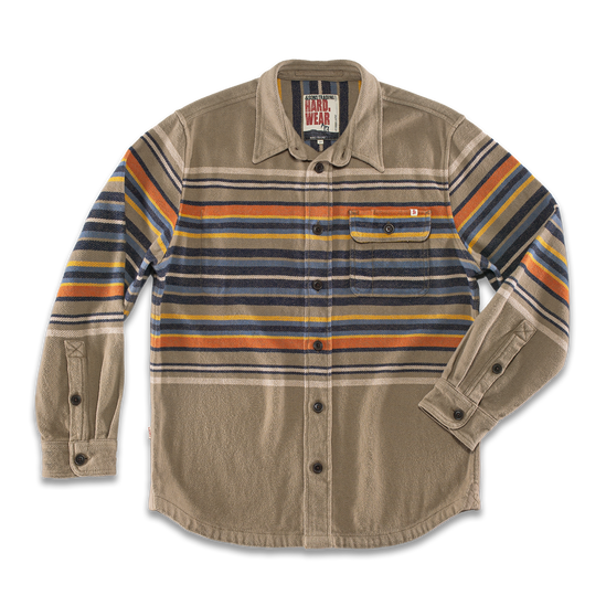 Bedrock Blanket Stripe Shirt Fawn/Orange Stripe