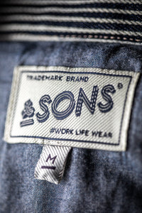 Brady Hickory Stripe Shirt Indigo