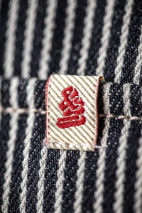 Brady Hickory Stripe Shirt Indigo