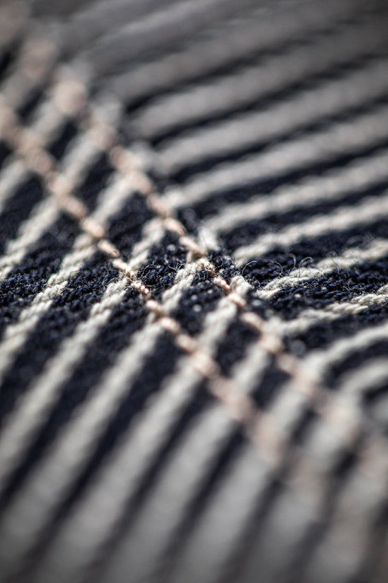 Brady Hickory Stripe Shirt Indigo