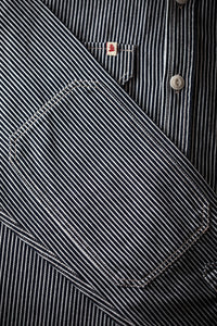 Brady Hickory Stripe Shirt Indigo
