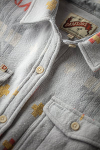 Damsons Cabin Shirt Pearl Blue