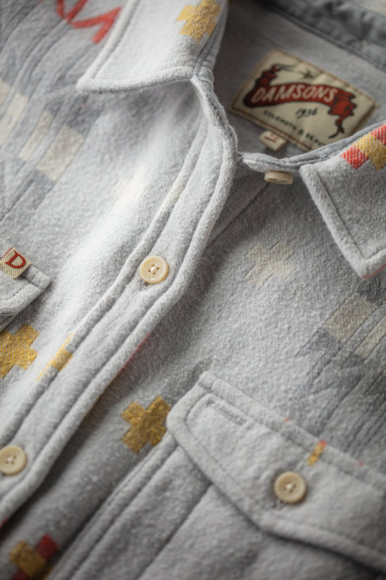 Damsons Cabin Shirt Pearl Blue