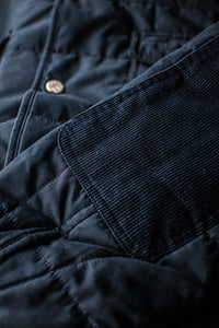 SALVAGE STOCK Denver Quilted Shirt Navy