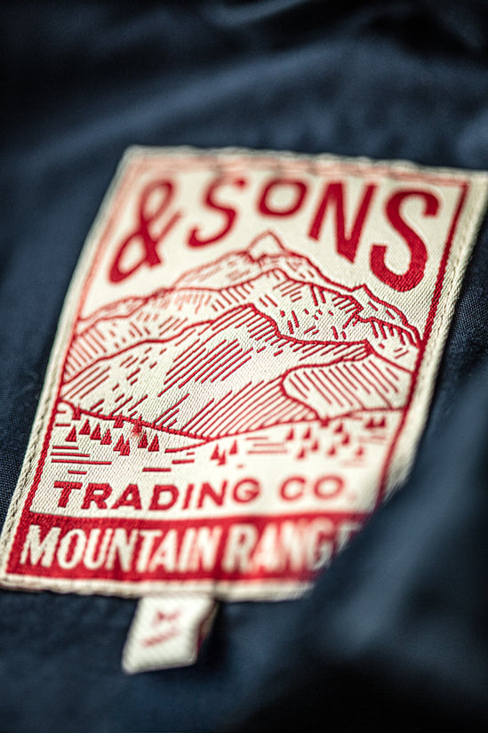 SALVAGE STOCK Denver Quilted Shirt Navy