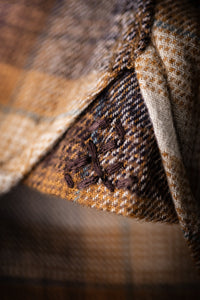 SALVAGE STOCK Douglas Check Shirt Brown