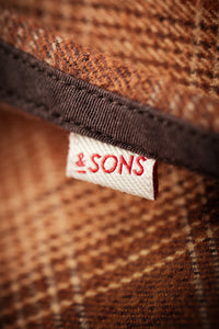 &SONS Emberton Shirt Brown Check