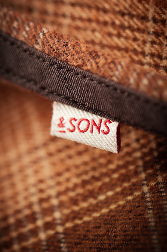&SONS Emberton Shirt Brown Check