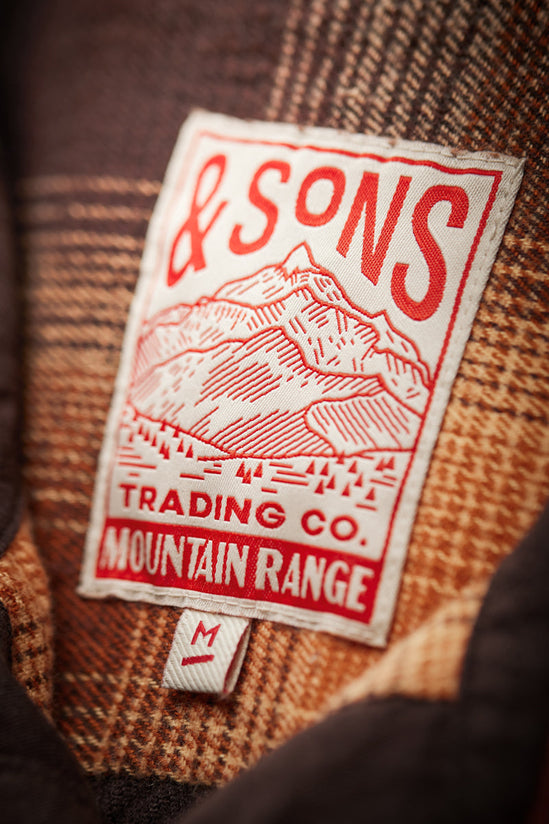 &SONS Emberton Shirt Brown Check