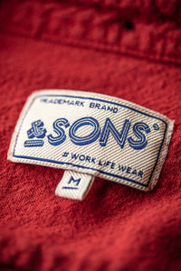 SALVAGE STOCK Gabriel Shirt Red