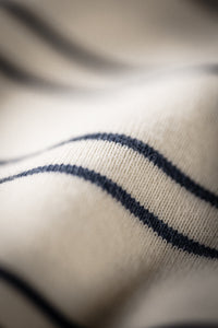 &SONS Clipper Striped Henley Shirt Raw/Navy