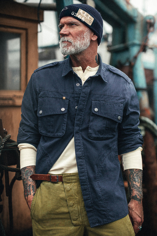 Irving Photography Shirt Navy