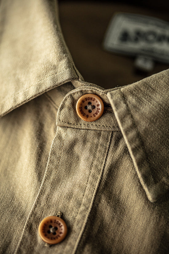 Jacob Pocket Shirt Khaki