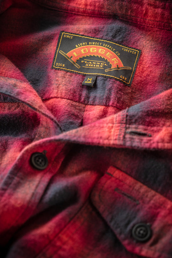&SONS Logger Shirt Red