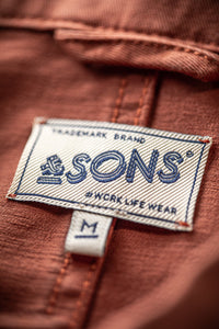 SALVAGE STOCK Milton Shirt Auburn