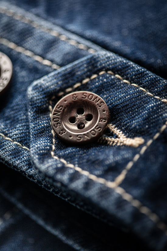 SALVAGE STOCK Painter Shirt Indigo