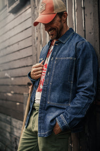 SALVAGE STOCK Painter Shirt Indigo