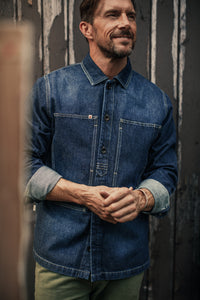 SALVAGE STOCK Painter Shirt Indigo