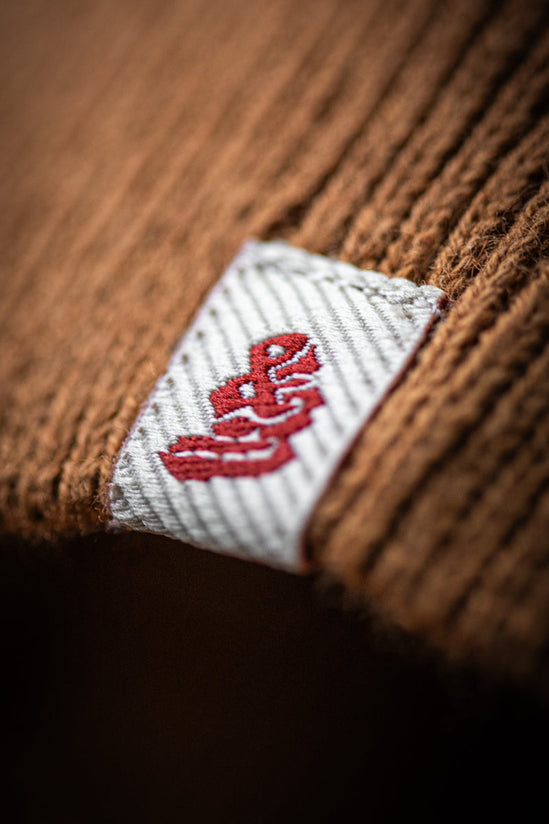 SALVAGE STOCK &SONS Rialto Knitted Polo Tan
