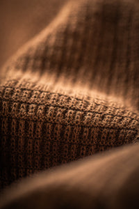 SALVAGE STOCK &SONS Rialto Knitted Polo Tan