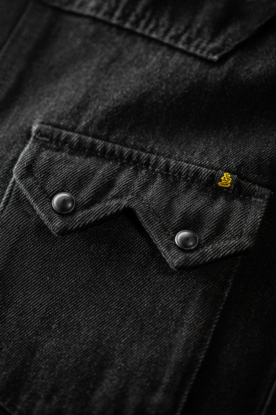 Saw Tooth Shirt Black