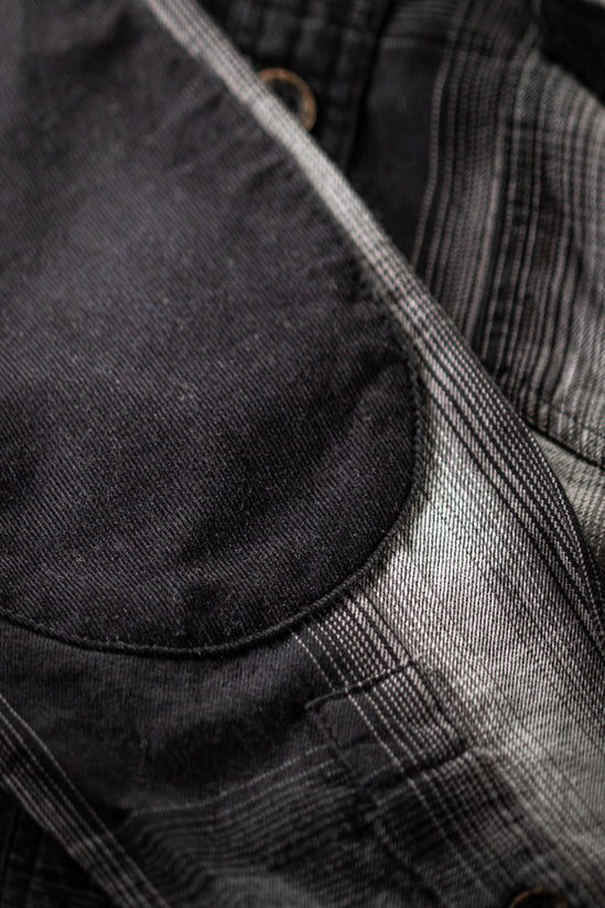 &SONS Slate Shirt Ombre Check