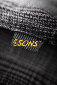 &SONS Slate Shirt Ombre Check