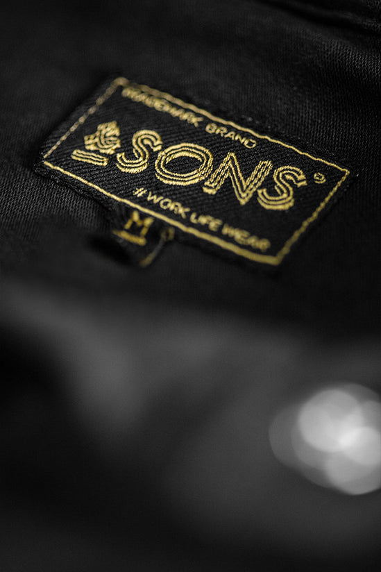 SALVAGE STOCK Sunday Shirt Black