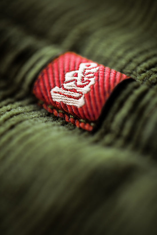 &SONS Sunday Shirt Corduroy Army Green