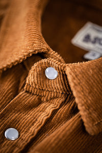 SALVAGE STOCK &SONS Sunday Shirt Corduroy Tan