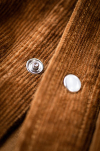 SALVAGE STOCK &SONS Sunday Shirt Corduroy Tan