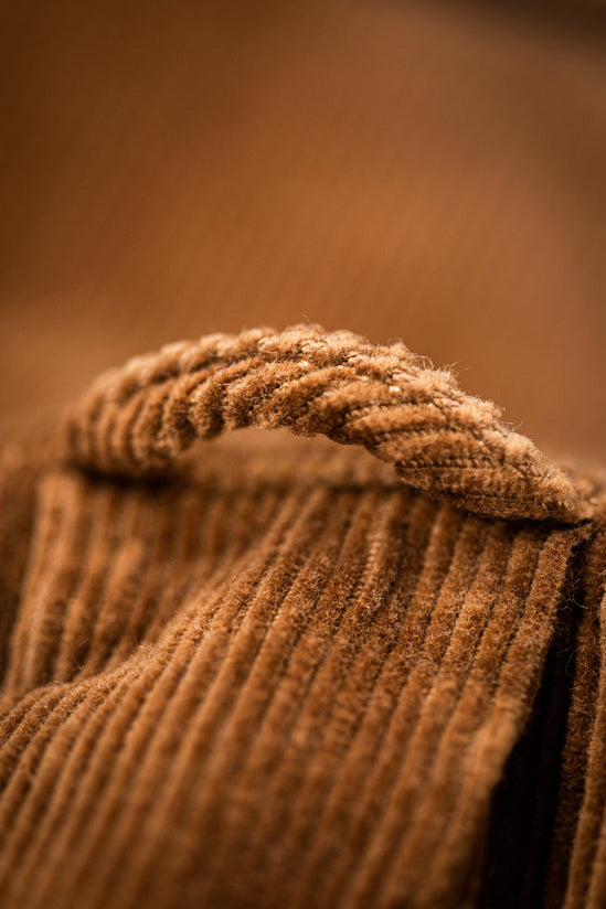 SALVAGE STOCK &SONS Sunday Shirt Corduroy Tan