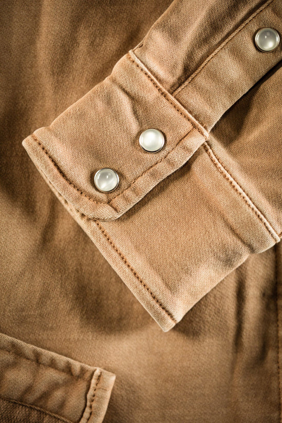 SALVAGE STOCK Sunday Shirt Dark Tan