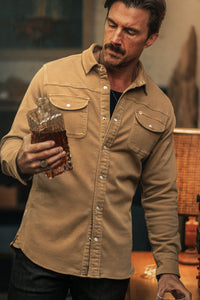 Sunday Shirt Dark Tan