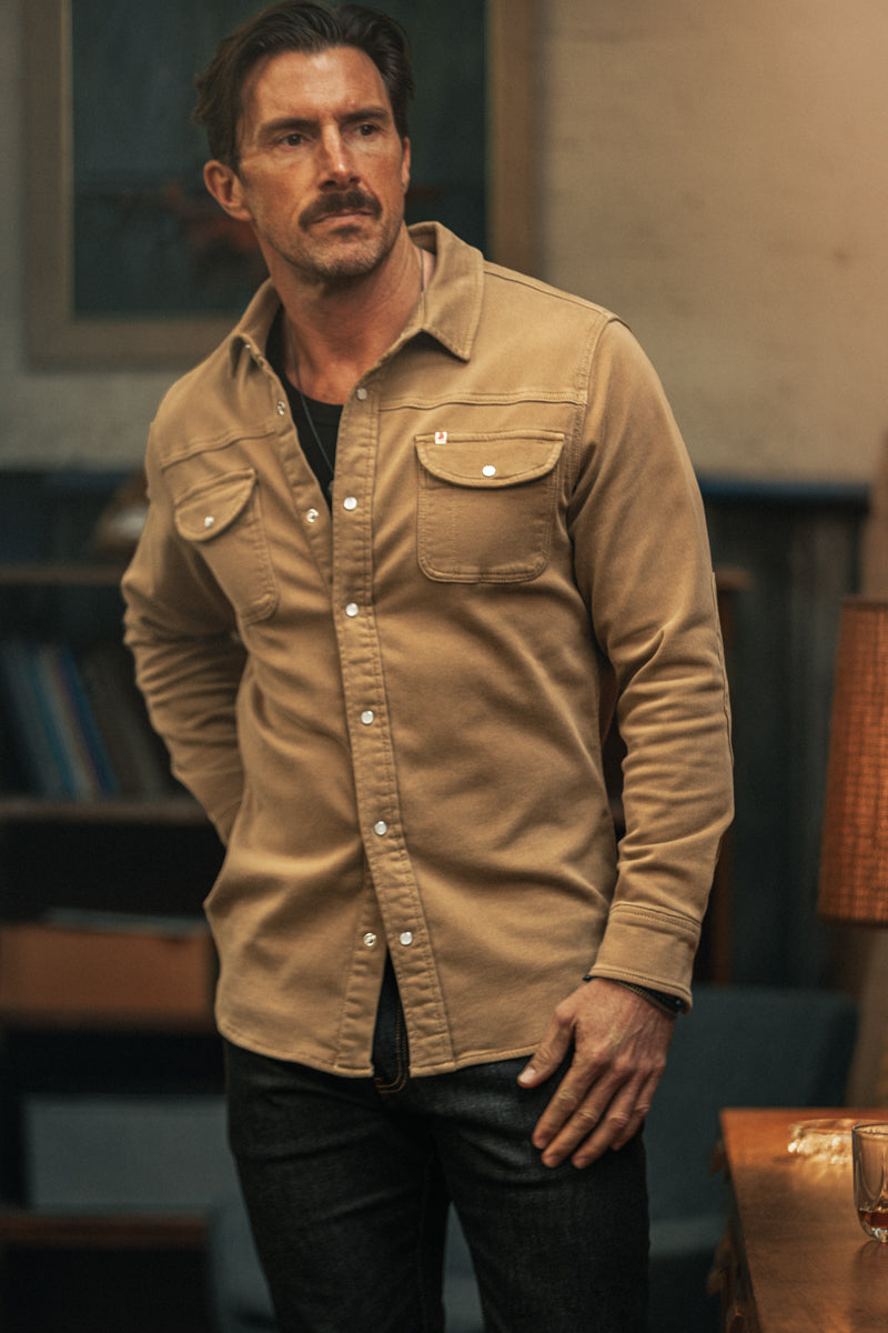 Sunday Shirt Dark Tan