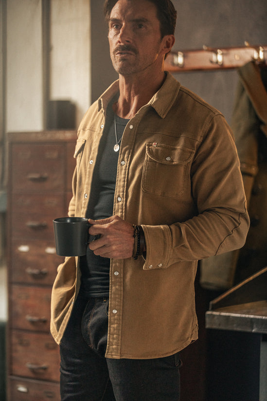 Sunday Shirt Dark Tan