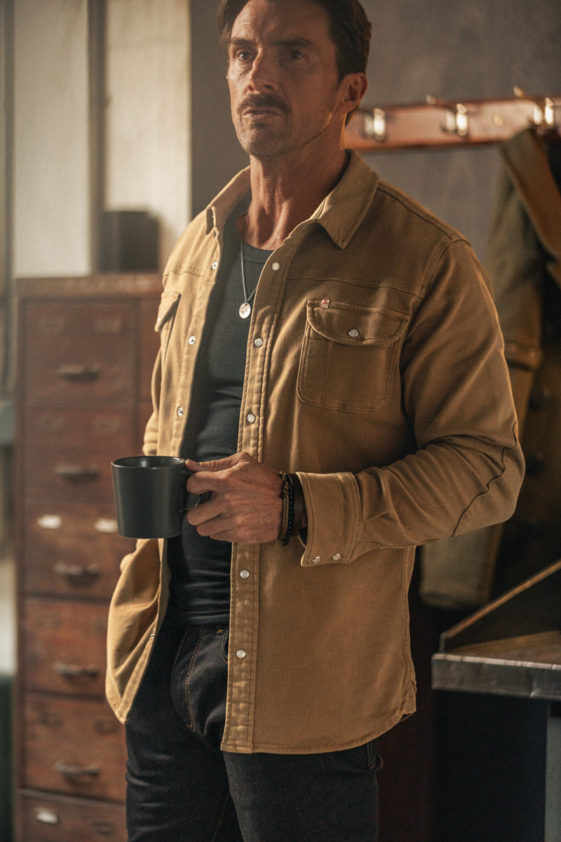 Sunday Shirt Dark Tan