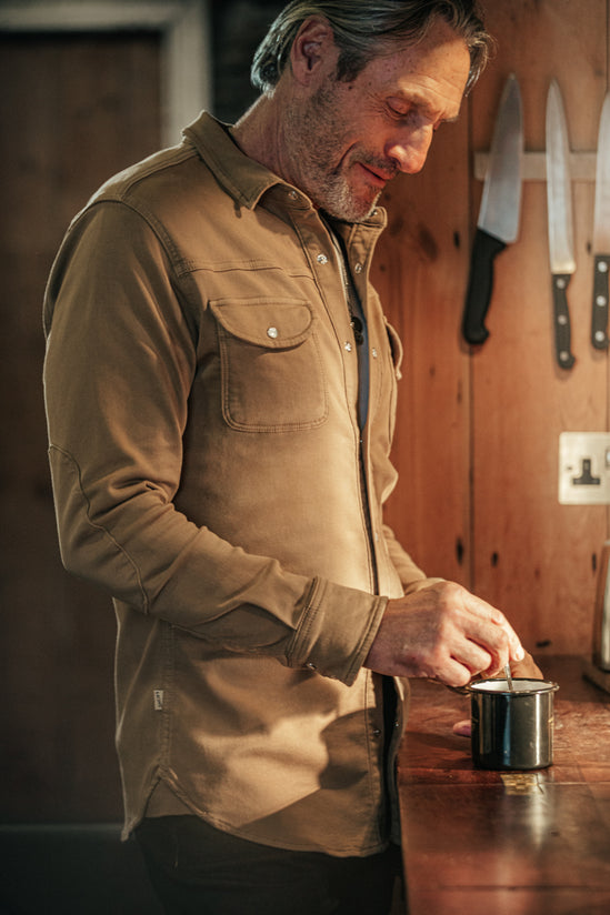 Sunday Shirt Dark Tan