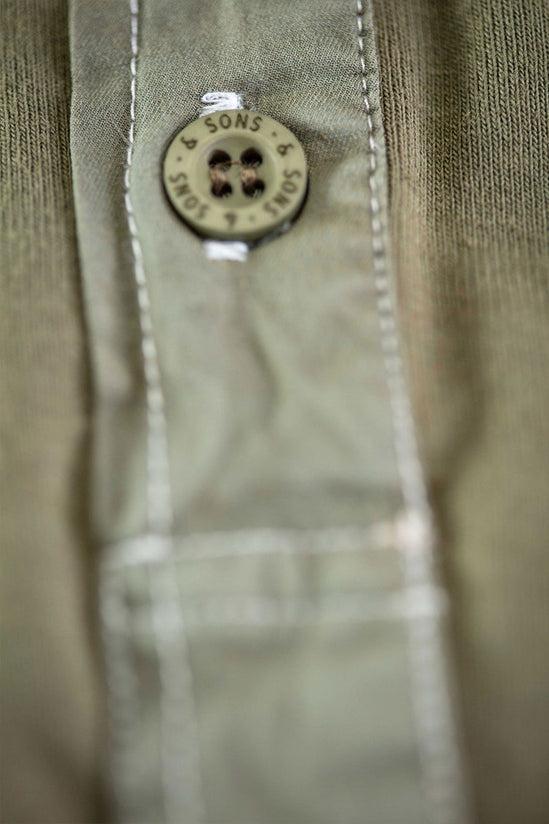 The New Elder Henley Shirt Army Green