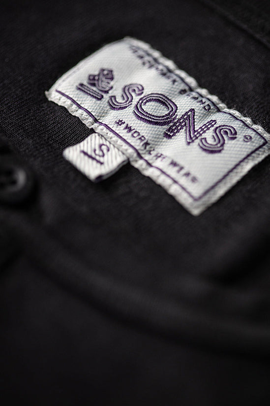 The New Elder Henley Shirt Black