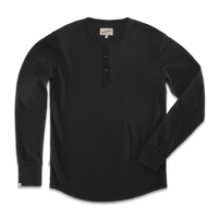 The New Elder Henley Shirt Black