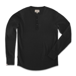 The New Elder Henley Shirt Black