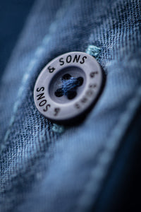 The New Elder Henley Shirt Indigo