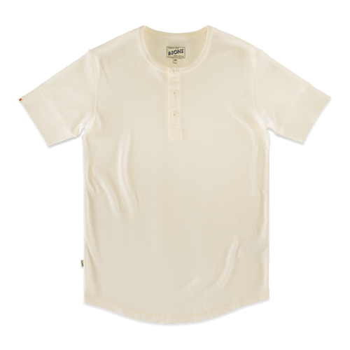 The New Elder Henley Short Sleeve Shirt Raw