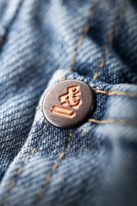 SALVAGE STOCK Laguna Denim Shorts Blue