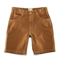SALVAGE STOCK Lord Canvas Shorts Brown