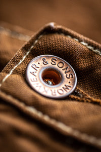 SALVAGE STOCK Lord Canvas Shorts Brown