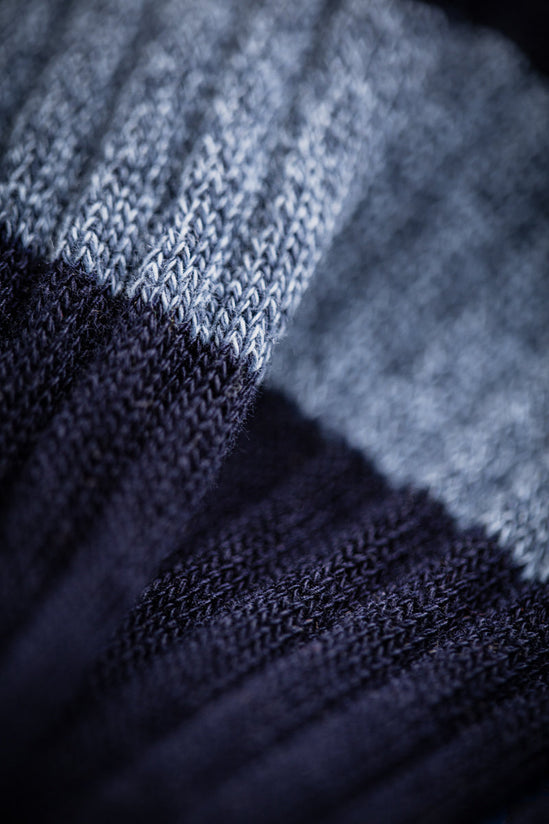 &SONS Baseline Socks Navy