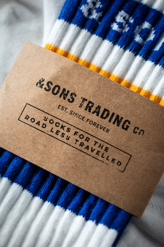 &SONS Baseline Socks White