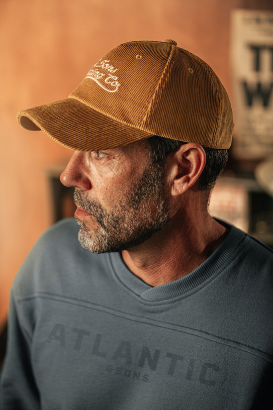 Atlantic Anderson Cross Neck Sweatshirt Storm Blue